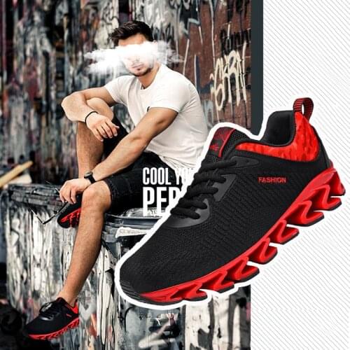 Mesh Blade Running Shoes For Men Sneakers Men Breathable Jogging Walking Sports Shoes Street Trendy Shoes Mens Casual Footwear