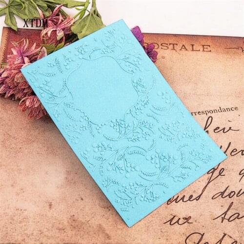 HOT plastic clock template Flower branch craft card making paper card album wedding decoration clip Embossing folders