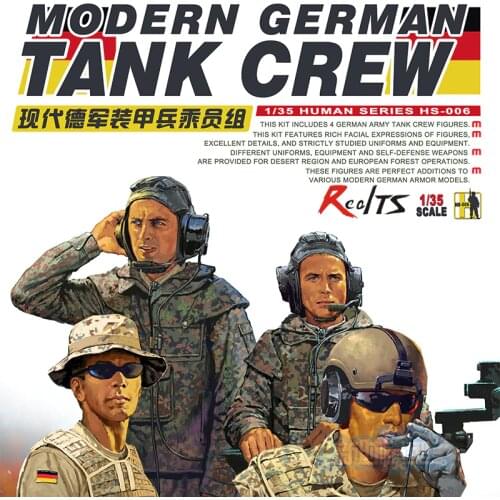 Meng Model HS-006 1/35 Modern German Tank Crew