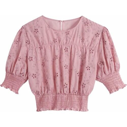 Mxtin Women's Shirts With Embroidery
