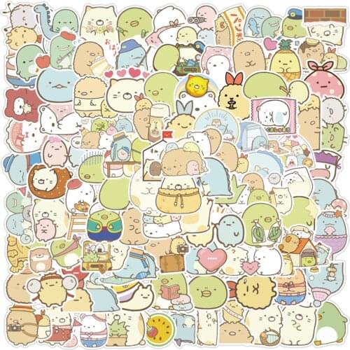 10/30/50/100pcs Cute Animal Cartoon Graffiti Stickers For Water Bottles Waterproof Pack Laptop Motorcycle Skateboard Kids Decals