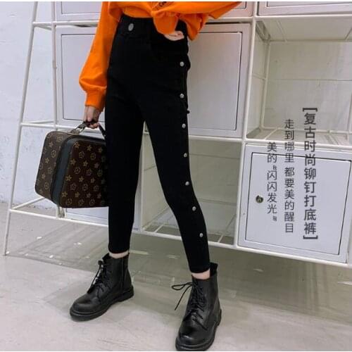 2020 new wholesale girls pants autumn cotton fashion girls pants 4-10t F529