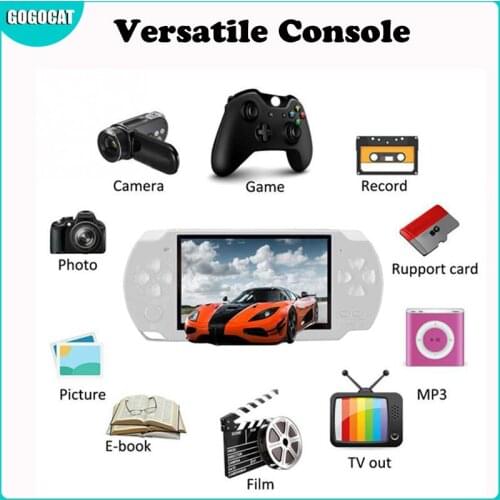 Handheld Game Console 4.3 inch screen mp4 player MP5 game player real 8GB support for 8Bit 16bit 32bit games,camera,video,e-book