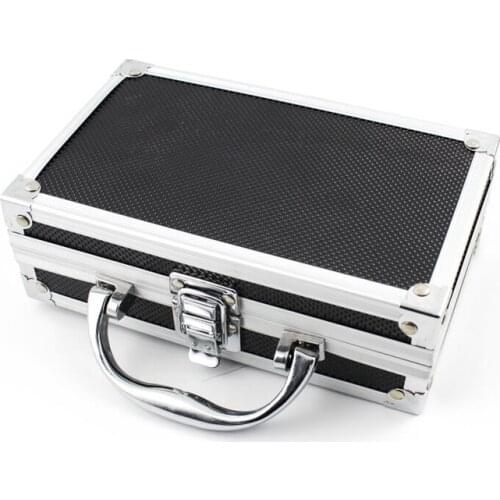 Portable Aluminum Alloy Toolbox File Storage Box Tool Instrument Case Outdoor Collection Gift Box
