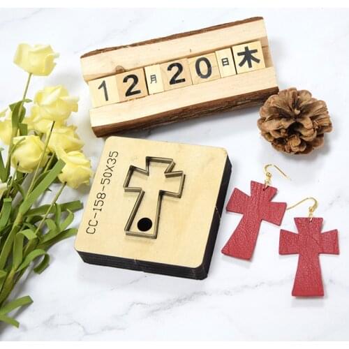 SMVAUON Earrings Cutting Mold Blade Rule For Leather Cutter Wood Dies For DIY Leather Crafts Japan Steel Die Cut