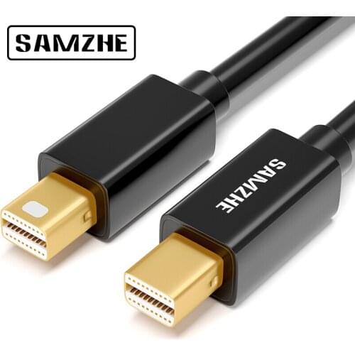 SAMZHE New High quality Mini DP to Mini DP Displayport Cable dp adaptor for Macbook/Mac Lenovo Dell 4K display