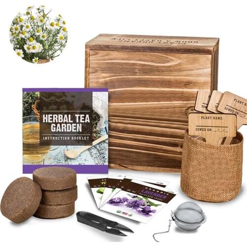 Garden Starter Kit Compressed Coconut Bran Block Handmade Durable DIY Indoor Herb Growing Tools Grow Set For Growing Herbs