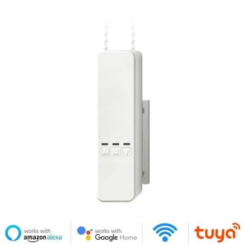 Smart Motorized Chain Roller Blinds,Tuya WiFi Remote Voice Control Shade Shutter Drive Motor Work With Alexa/Google home