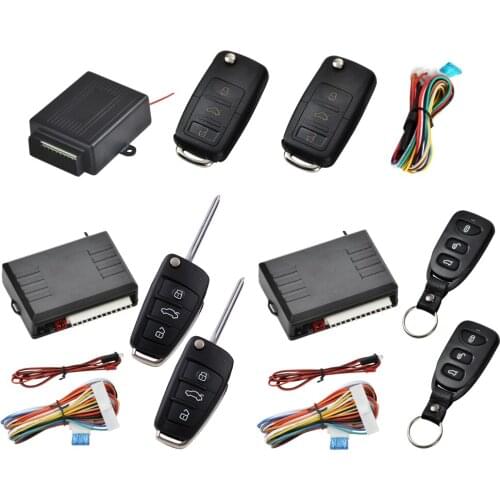 12V Universal Car Remote Central Door Lock Keyless Remote Control Car Alarm Systems Central Locking with Auto Remote Central