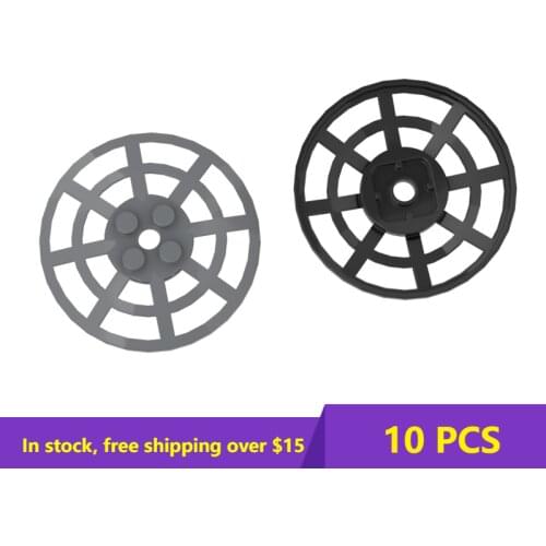 10PCS Bricks Compatible Assembles Particles 4285 Dish 6x6 Inverted Radar Webbed Building Blocks Parts Educational High-Tech Toys