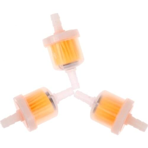 3pcs Gas Fuel Filters for Motorcycle Moped Scooter Dirt Bike ATV Go Kart Motorcycle Car Accessories