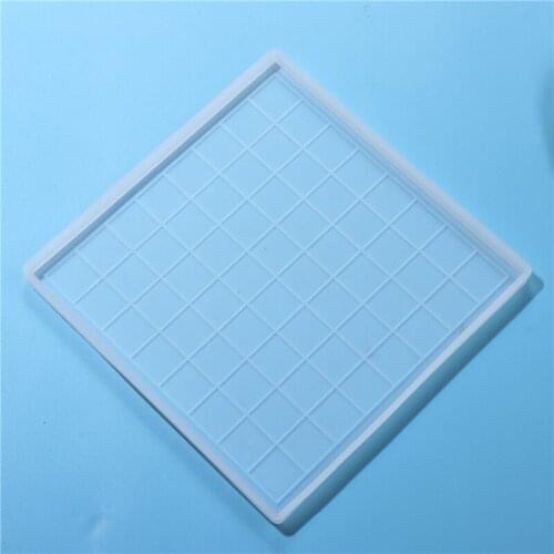 315mm*315mm International Chess Silicone Mold DIY Chessboard Resin Epoxy Mold Tool Handmade Drop Gel Casting Tool
