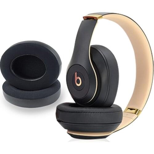 Replacement Foam Ear Pads for Beats Studio 2 3 Wireless Headphones Repair Parts Memory Sponge Ear Pads for Studio 3 Wireless