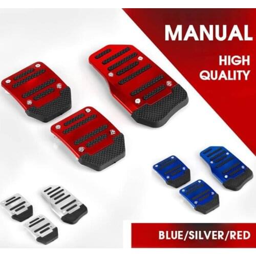 Car Anti-skid Foot Pedal Car gearbox pedal auto anti-skid throttle brake accessories for Kia Forte Ceed Stonic Stinger Rio Niro