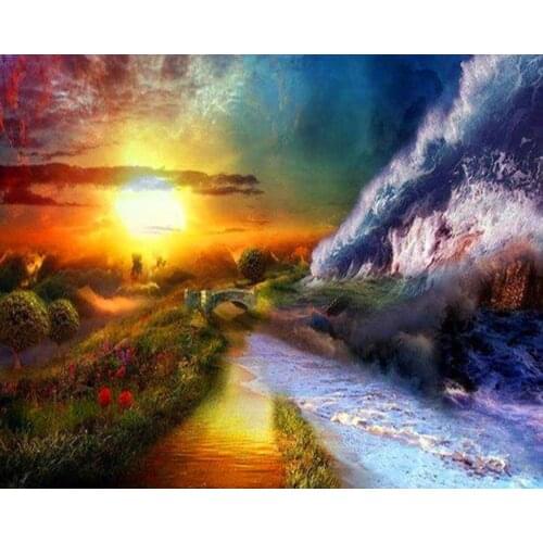 B292 11CT/14CT/18CT/25CT/28CT Oil tea patterns Counted Cross Stitch DIY Cross Stitch Kits Embroidery Needlework Sets