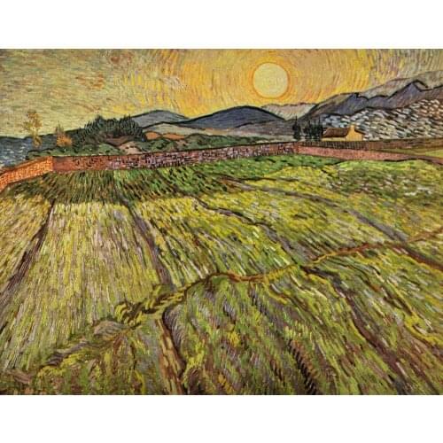 Bigger is Better 400x300MM Magnets JM10015 Painting_of_Vincent_Van_Gogh_-_Field_landscape