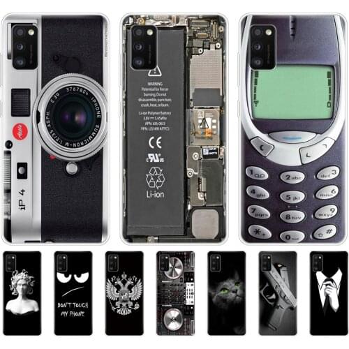 For Samsung Galaxy A41 Case 6.1" Soft Silicon Phone Cover For Samsung A41 GalaxyA41 A 41 A415 SM-A415fzwmser Bumper