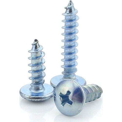 GuHua Phillips Large Pan Head Self Tapping Screws TA Cross Truss Head Tapping Long Wood Screw Thumb Head Screw M4M5 50pcs