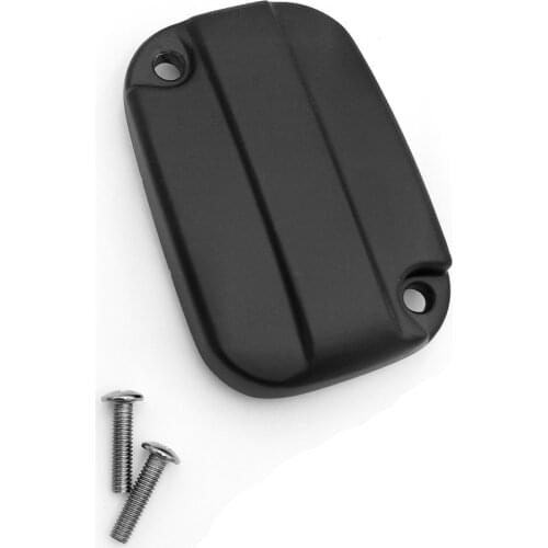 Aftermarket free shipping Motorcycle Front Brake Fluid Reservoir Cap For 2007-2015 Harley Davidson Electra Glide Road BLACK