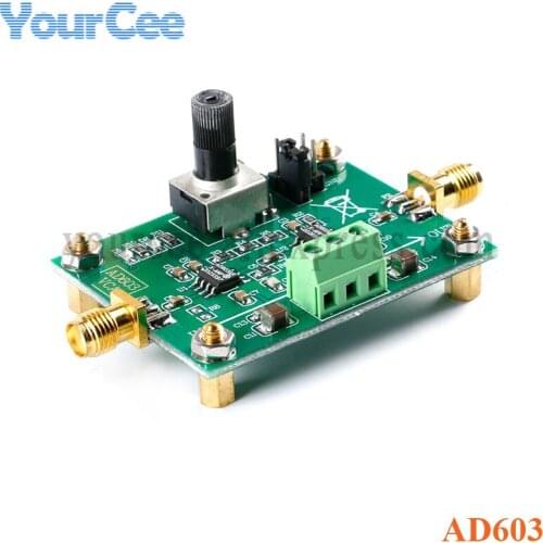 AD603 Variable Gain Amplifier Module Voltage Amplifier Voltage Control Adjustable VCA Amplifier Board Module 80dB