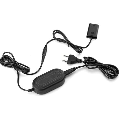NP-FW50 Battery Eliminator EU Plug Power Adapter for -Sony A5100 A6500 A6400 A6300 A6100 A6000 A5000 A7S2 A55 Cameras