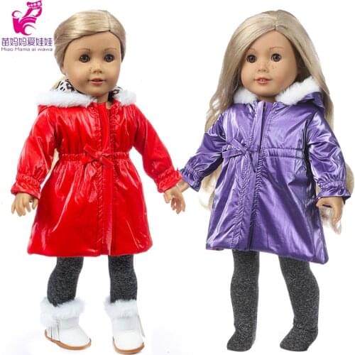 Clothes for Baby Doll Coat 18 Inch American Og Girl Doll Clothes Jacket Legging Toys Outfit