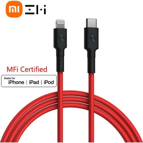 ZMI MFI certified usb c to Lightning cable PD for iPhone 11 xs xr 8 7 6 plus ipad charger fast charging data short 30cm 1m 2m 3A