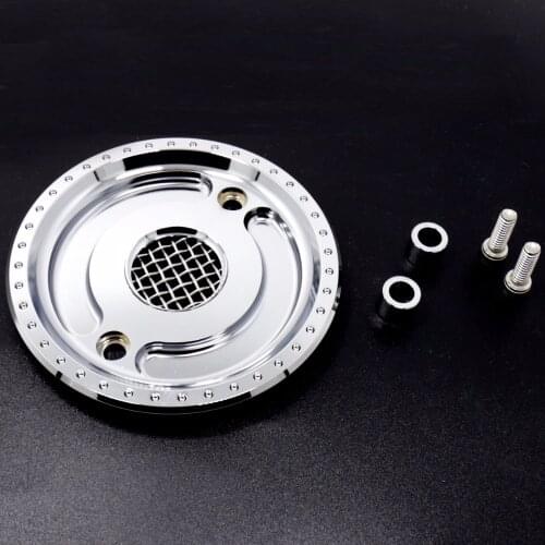 Motorcycle Front Chrome Drive Pulley Engine Cover For Harley Sportster XL 883 1200 48 72 SuperLow Nightster 2004-2018 Models