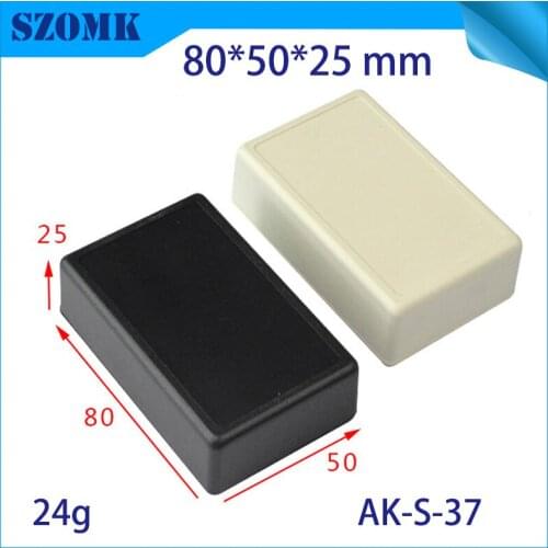 Plastic Samll White Standard Enclosure For Electronics Project Szomk Rectangle Junction Case