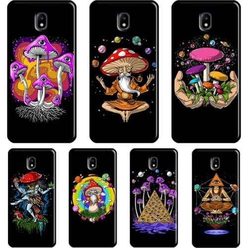 Psychedelic Magic Mushroom Case For Samsung Galaxy J5 2017 A3 A5 J1 J3 J7 2016 J4 J6 A6 A8 Plus A7 A9 J8 2018 Coque