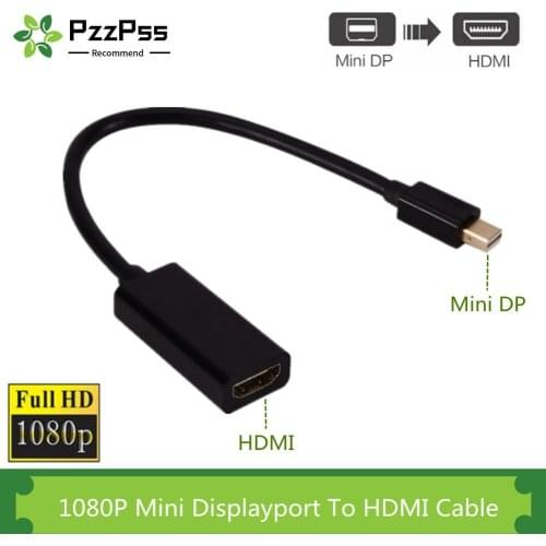 PzzPss HDMI Cable Mini Displayport To HDMI Cable 4k 1080P TV Projector DP 1.4 Display Port Converter For Apple Macbook Air Pro