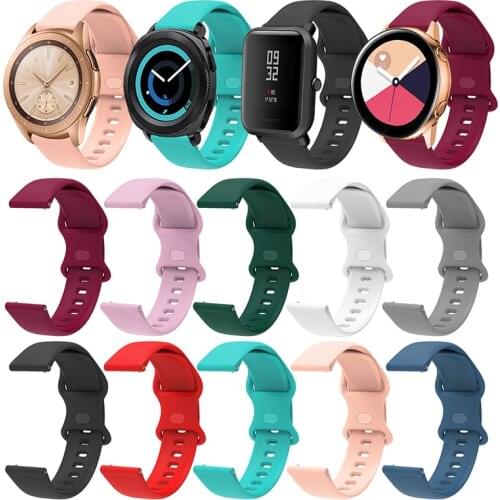 22mm Watch band For Galaxy Watch 46mm Gear S3 Amazfit Bip Bracelet 20mm 22mm Strap For Samsung Galaxy Watch Active 2/Active 3