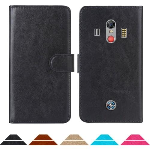 Luxury Wallet Case For Elephone Soldier PU Leather Retro Flip Cover Magnetic Fashion Cases Strap
