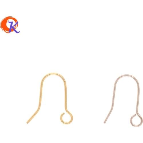 Cordial Design 300Pcs 4*14MM Jewelry Accessories/Hand Made/Earrings Hooks/Genuine Gold Plating/DIY Making/Earring Findings