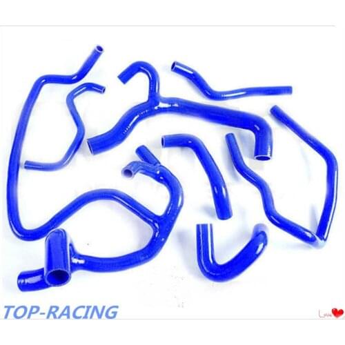 Blue silicone hose for renault Clio MK1 16S/1.8L/2.0L 16V F7 F7R engine 1991-1998 1997 1996