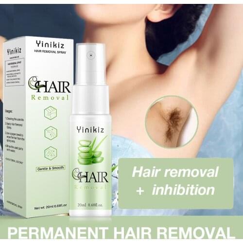 20ML Shrink Pores Skin Smooth Repair Essence Powerful Permanent Painless Hair Removal Spray Hair Growth Inhibition Dropshipping