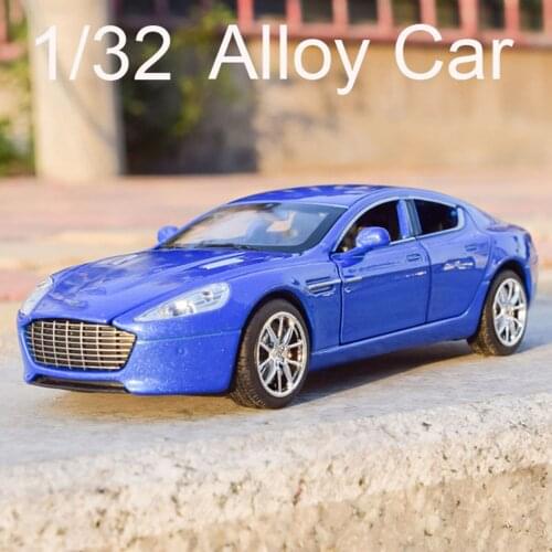 1:32 Scale Aston Martin DB-9 Metal Alloy Diecasts & Toy Vehicles Car Model 6 Doors Open Pull Back Car For Children Toy Gifts