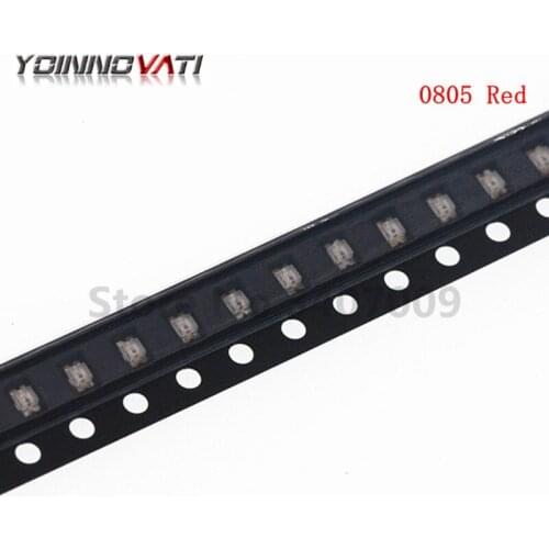 200PCS/Lot Red 0805 SMD LED Lamp Highlight Red Color Diode LED Light New