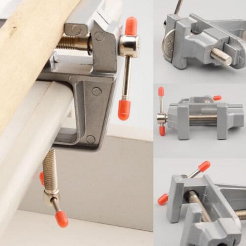 Aluminum Miniature Small Jewelers Hobby Clamp On Table Bench Vise Mini Tool Vice Muliti-Funcational