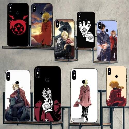 Fullmetal Alchemist FMA Brotherhood Phone Cases For Xiaomi Mi Redmi Note 7 8 9 pro 8T 9T 9S 9A 10 Lite pro