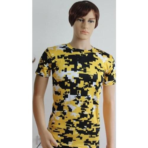 Digital camo shirts softball cycling shirts basketball shirts Compression Base Layer Camo shirt Fitness Trousers
