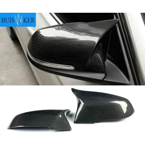 For BMW 1 2 3 4 X M Series Rear View Side Mirror Cover F20 F21 F22 F23 F30 F32 F36 X1 E84 F87 M2 Carbon Style Car Accessories
