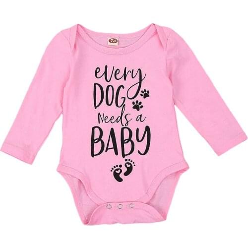 Baby Girl Letter Print Jumpsuit with Buttons, Toddler Long Sleeve O-neck Tops, Casual Clothing for Spring, Fall