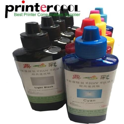 Einkshop Universal pigment ink 9 Color 100 ML/Bottle for Epson SureColorP600 P800 Stylus Pro3800 3880 Printer Refill ink Pigment
