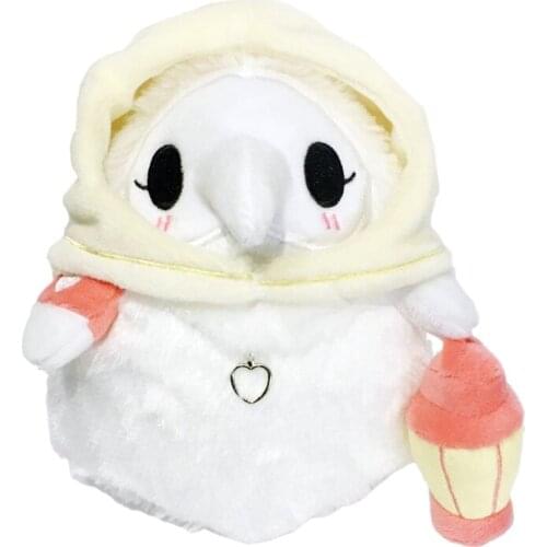 Anime Steampunk Figurine Doctor Schnabel Short Plush Doll 20cm Giving Out Absorbed Light Children Toys Kawaii Room Decorations