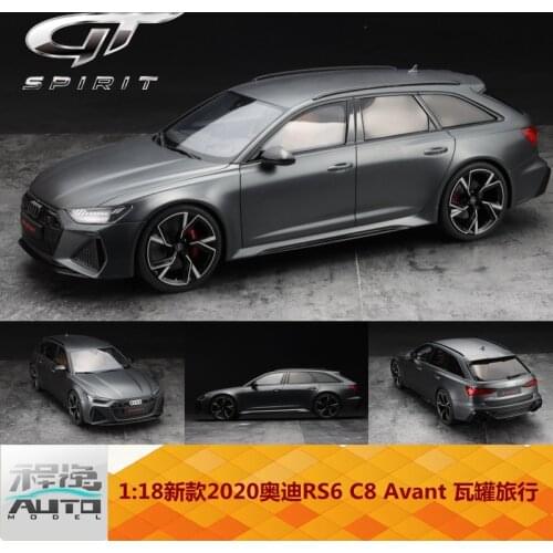 GT Spirit 1:18 Resin 2020 Audi RS6 C8 Avant Diecast Collection of Simulation Alloy Car Model Children Toys