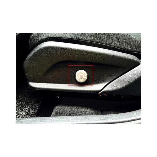 2012-2015 For Benz ML W166 GL X166 Chrome Seat Adjustment Handle Cover Trim 2pcs