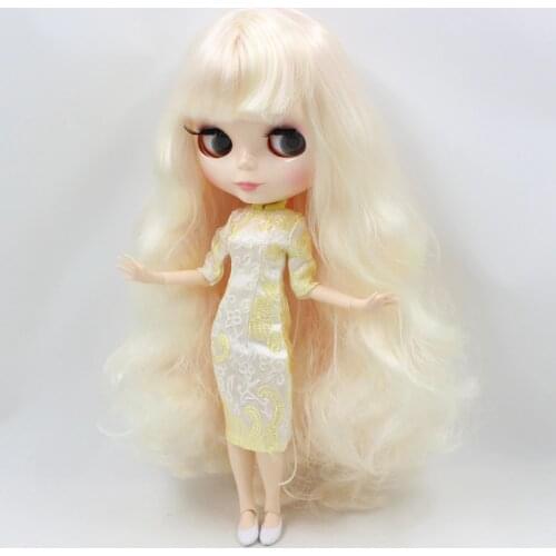 ICY DBS Blyth Doll Series No.BL6025/1017 Golden mix Pink hair white skin Joint body Neo 1/6 BJD