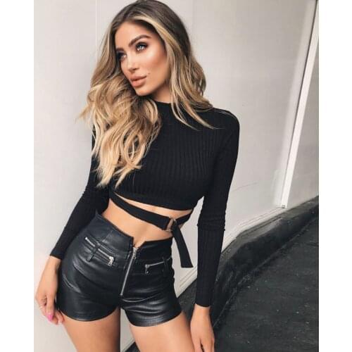 LSEJAI Women's Knitted T-shirts