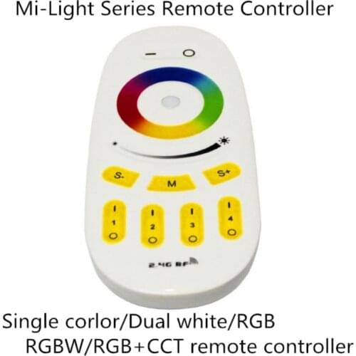 Mi-light series LED Bulb Light/controller/light remote control 2.4G RF Remote Controller single/dual white/RGB/RGBW/RGB+CCT remo